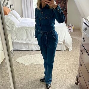 GAP Blue Denim Jumpsuit